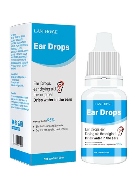 Ear Drops Clean Ears Wax Removal, Ear Rinse and Ear Wax Dissolving Cleaner - Non-Irritating - For Children and Adults
