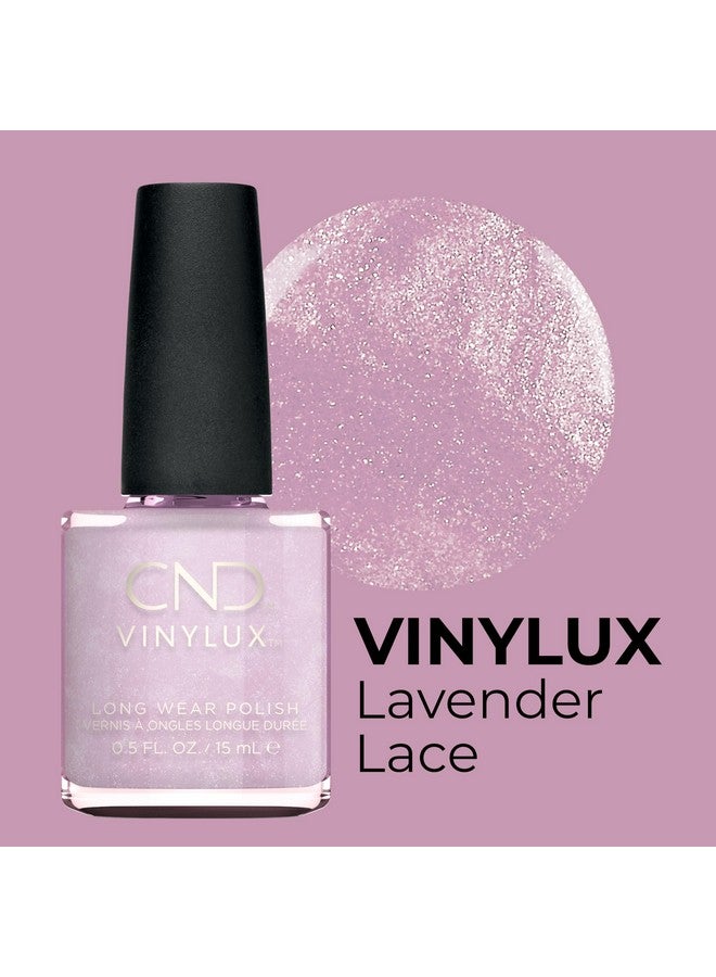 CND Vinylux Longwear Purple Nail Polish, Gellike Shine & Chip Resistant Color, Lavender Lace, 0.5 Fl. Oz - Image 2