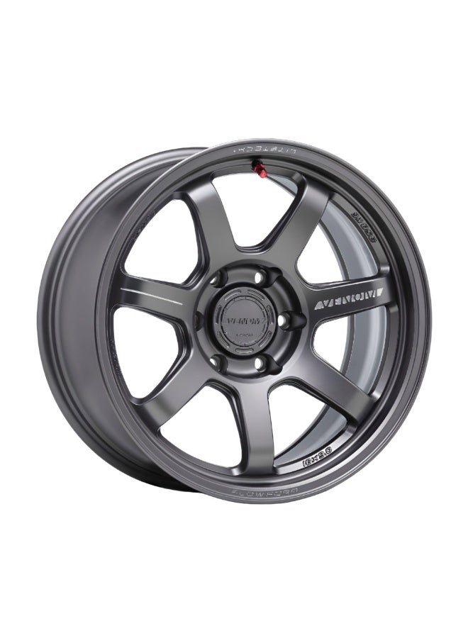 لينسو فينوم VT7 مقاس 17X8.5 عدد 6 فتحات 139.7 أوفست ET00 سنتر بوري 110 لون رمادي (GLT) - Image 1