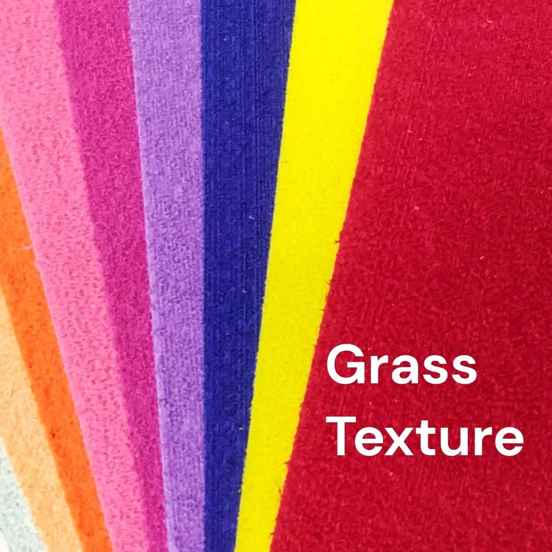 CREATIVE PENCIL 10 A4 Size Foam Grass Sheets Multicolor, Perfect for Scrapbooking, Card Making, and DIY Crafts (Grass Foam Sheet) Pack of 10 - Image 2