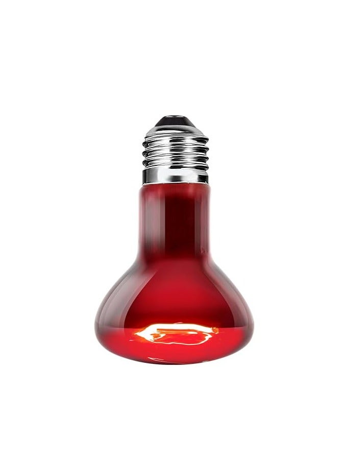 REPTIZOO REPTI ZOO Reptile 50W Infrared Heat Lamp Bulb,1 Pack Infrared Basking Spot Light for Reptiles & Amphibian,Bearded Dragon,Leopard Gecko,Turtle,Lizard,Chickens | Pet Brooders Night Heat Lamp (IFL50)  - Image 1
