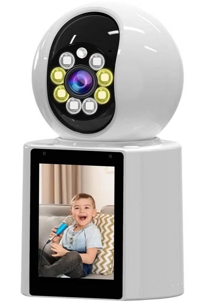 4K HD Indoor Security Camera – 360° Smart Cam with Night Vision, Motion Detection, 2-Way Audio & Mobile App Control - Image 1