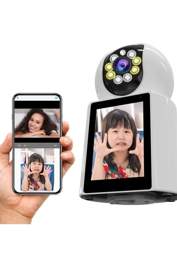 4K HD Indoor Security Camera – 360° Smart Cam with Night Vision, Motion Detection, 2-Way Audio & Mobile App Control - Image 3