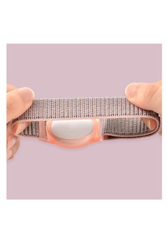 ECVV 4 Pieces Apple Airtag Wristband for Airtag Nylon Airtag Bracelet Anti-Lost GPS Trackers Protector Case Cover Watch Strap for Elderly Children Kids Velcro Adjustable Watch Bands  - Image 3