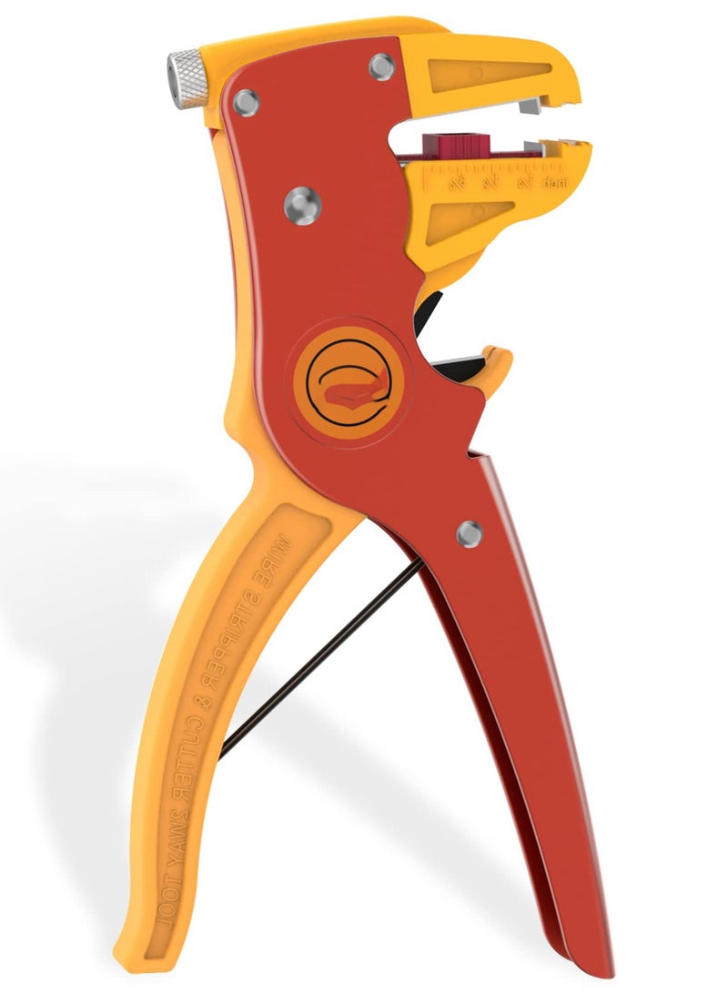 2-in-1 Automatic Wire Stripper and Cutter,Adjustable 10-24 AWG Electrical Cable Tool for Electronics and Automotive Repair - Image 1