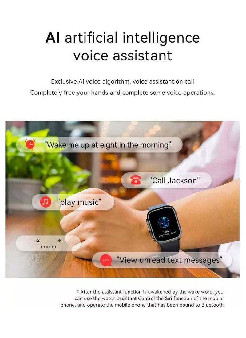 ELTRAZONE - New S8 Ultra Smartwatch Series 8 S8 Smart Watch Ultra AI Voice Smart Watch 2.0inch Bluetooth Call Wriless Charging Watch 8 Ultra - Image 1