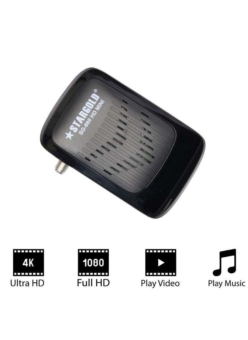 Satellite Receiver MINI Full HD 4K 4000 Channels EPG MPEG-2/4 OSD Blind Scan/auto Scan Support USB PVR