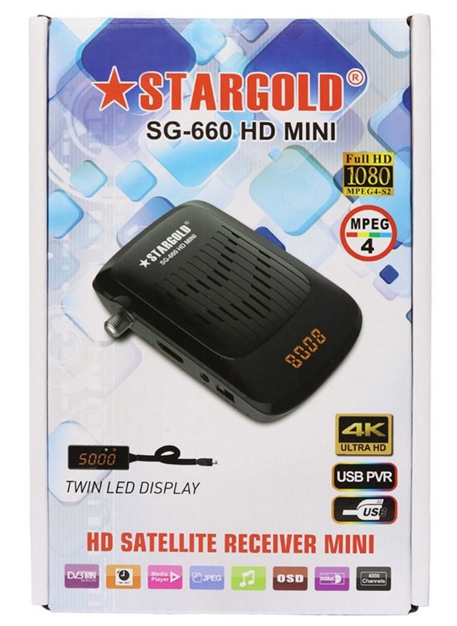 Satellite Receiver MINI Full HD 4K 4000 Channels EPG MPEG-2/4 OSD Blind Scan/auto Scan Support USB PVR