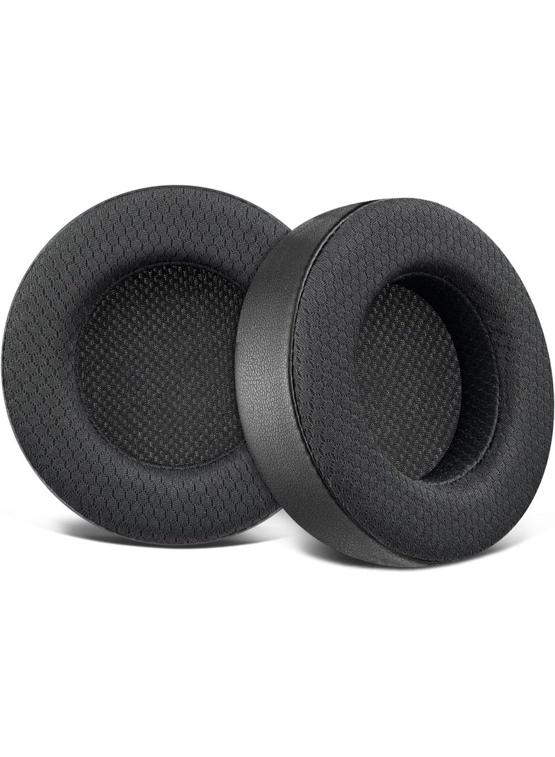 KISSUN Mesh Fabric Earpads Replacement for Corsair Virtuoso RGB Wireless XT SE Gaming Headset, Ear Pads Cushions with High-Density Noise Isolation Foam, Added Thickness - - Image 1