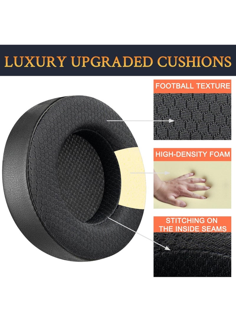 KISSUN Mesh Fabric Earpads Replacement for Corsair Virtuoso RGB Wireless XT SE Gaming Headset, Ear Pads Cushions with High-Density Noise Isolation Foam, Added Thickness - - Image 5