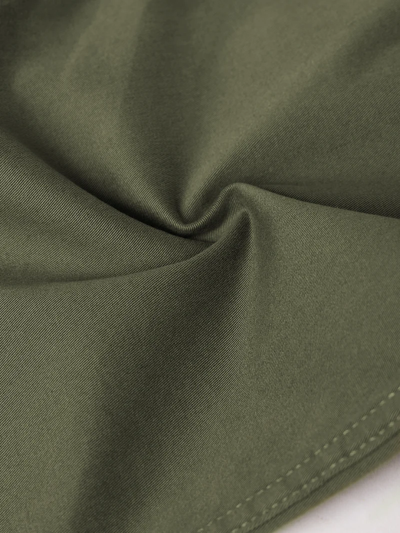 The Souled Store  The Souled Store: Chino Pants Men and Boys Basil Solid Cotton Spandex Straight Fit Stretch Zip Fly Belt Loops Durable Twill Chinos  | Best Price UAE