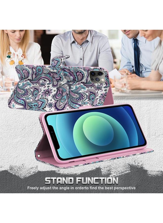 اس-توب جراب لهاتف Motorola Moto G14 بنمط رسم ثلاثي الأبعاد، جراب هاتف جلدي قابل للطي - Image 5