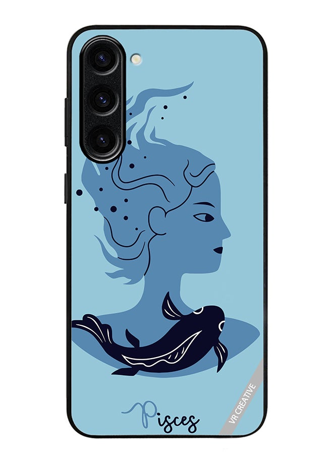 VR CREATIVE Protective Case Cover For Samsung Galaxy S24 Pisces Zodiac Sign 2 Design Multicolour - Image 1