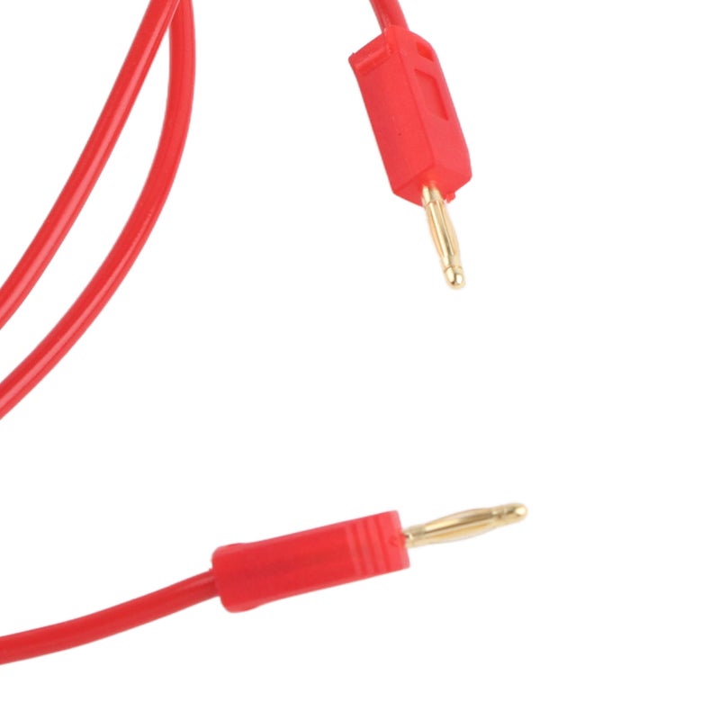 10Set Banana Plug Test Lead Brass PVC Electrical Test Wire Cable for Multimeter 2mm Red - Image 4