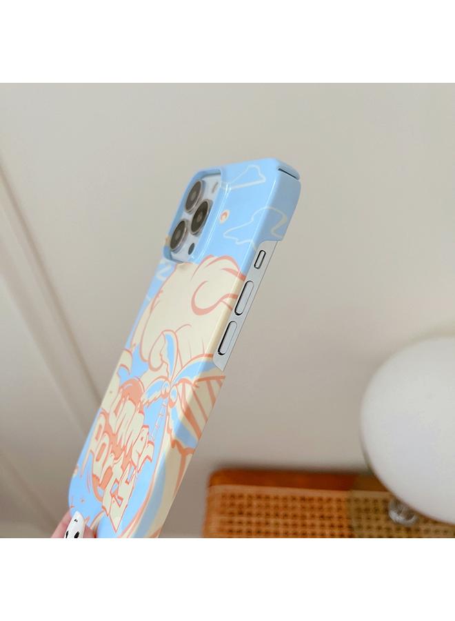 اس-توب جراب لهاتف iPhone 12 Pro، جراب هاتف PC بنمط مرسوم - Image 4