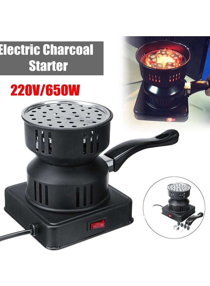 Gulf Trend Portable Electric Charcoal Starter | Quick Fire Burner for Hookah, BBQ & More | Removable Handle & Porcelain Coating for Efficient Coal Heating and Easy Use - Image 2