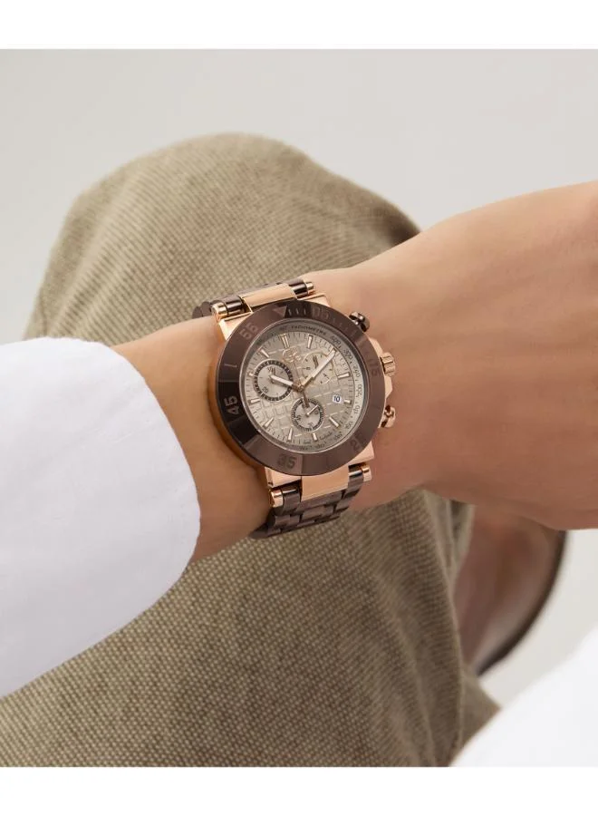 Gc One Chrono Metal Analogue Watch