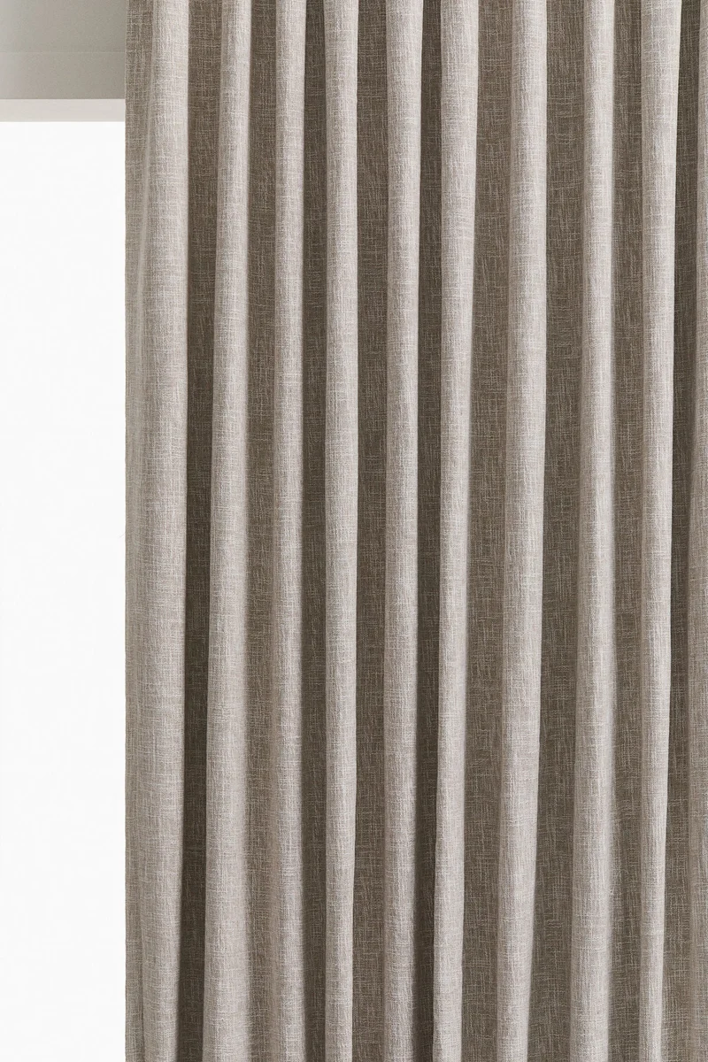 H&M 2-pack blackout curtain lengths