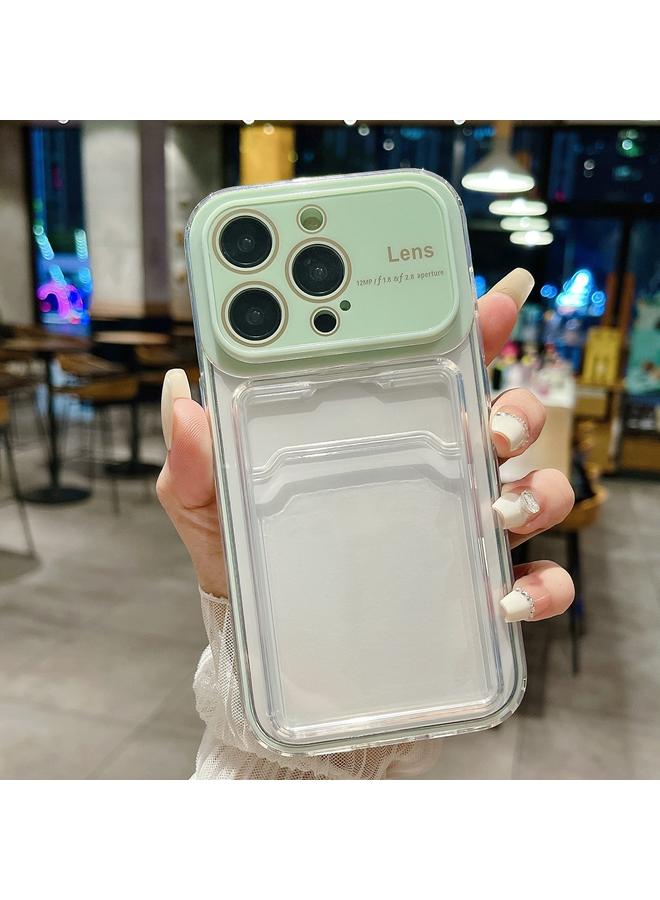 S-TOP Case For iPhone 11 Pro Max Large Window PC Hybrid TPU Phone Case with Card Slot - Image 1