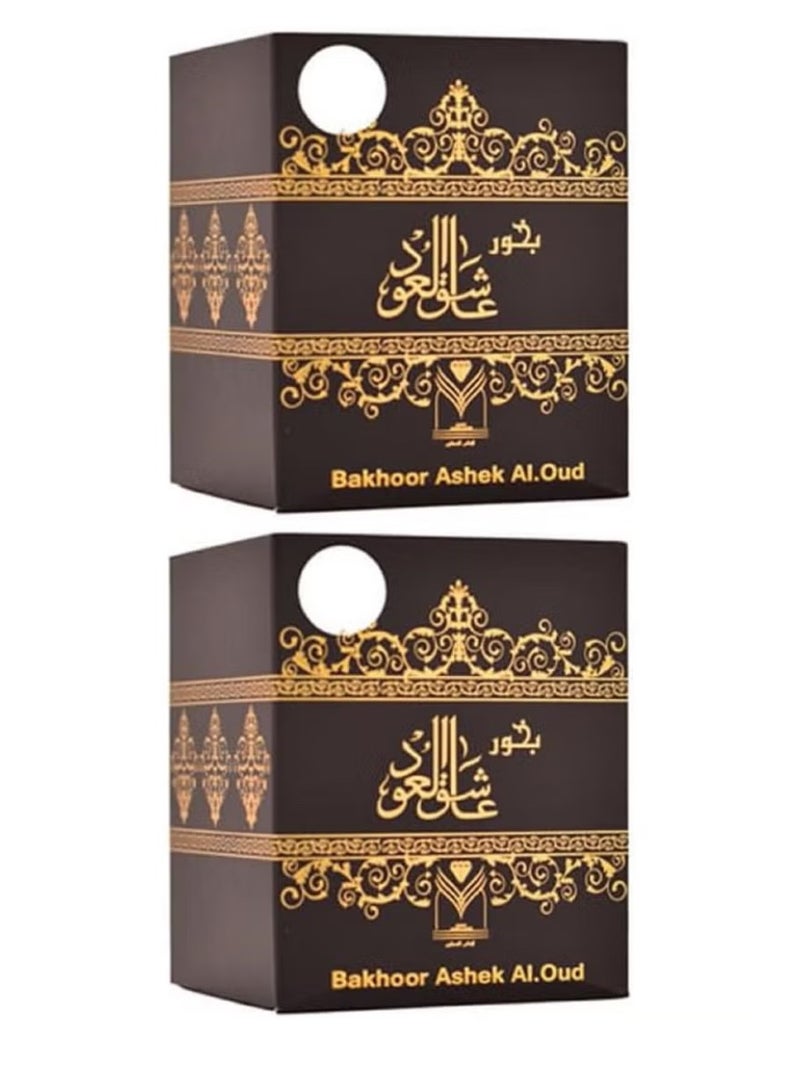 الماس بخور عاشق العود 30جم*2قطعة