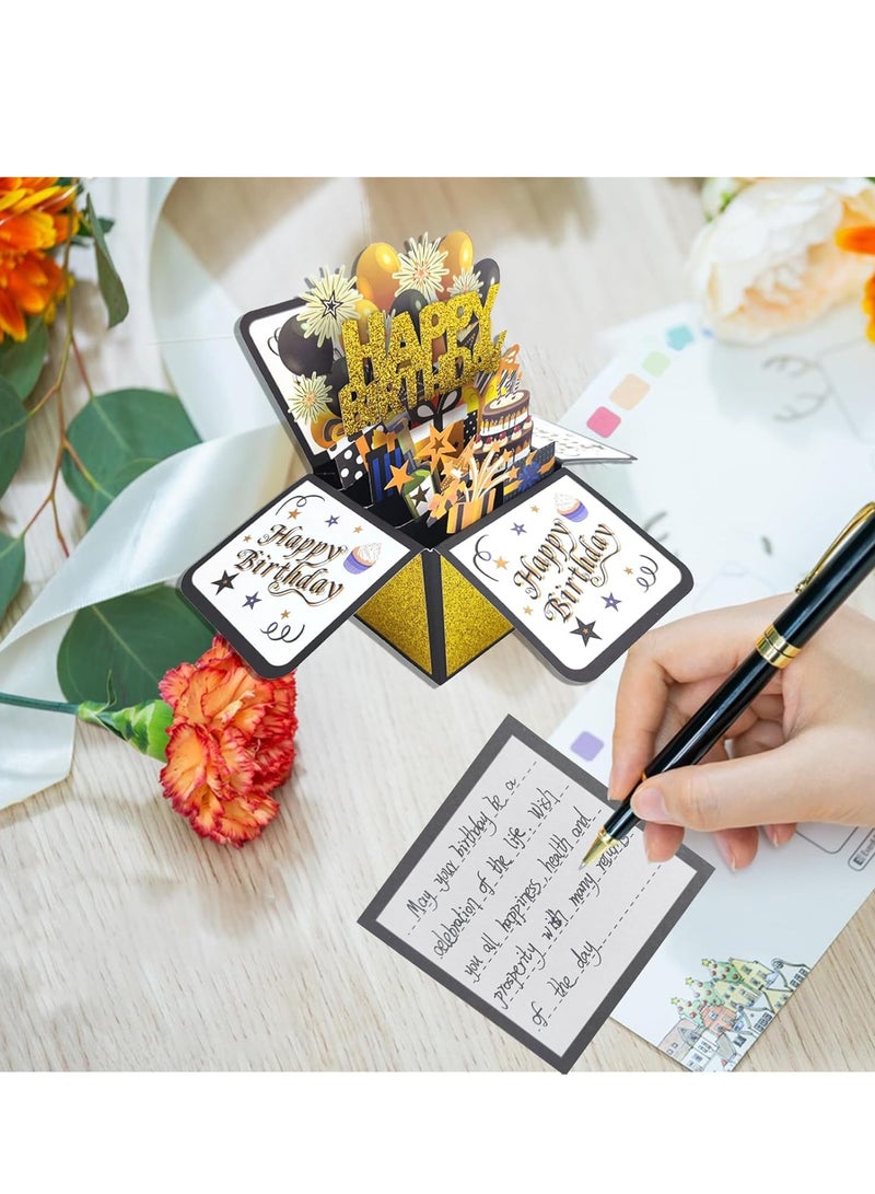 general Happy Birthday Pop Up Card,Funny 3D Happy Birthday Gift Box for Him Her, Exploding Birthday Card box with Envelopes and Message Tag, for Women, Men, Kids birthday gifts - Image 4