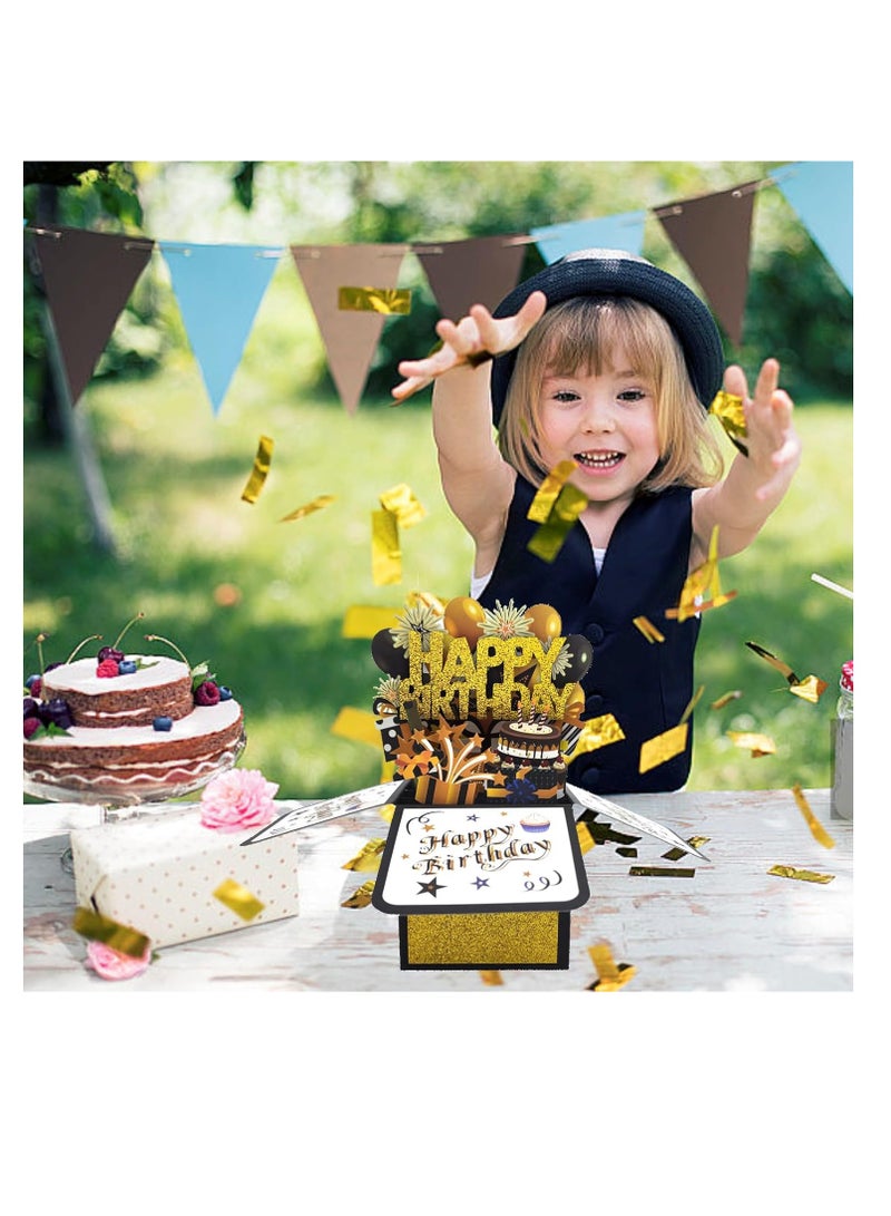 general Happy Birthday Pop Up Card,Funny 3D Happy Birthday Gift Box for Him Her, Exploding Birthday Card box with Envelopes and Message Tag, for Women, Men, Kids birthday gifts - Image 5