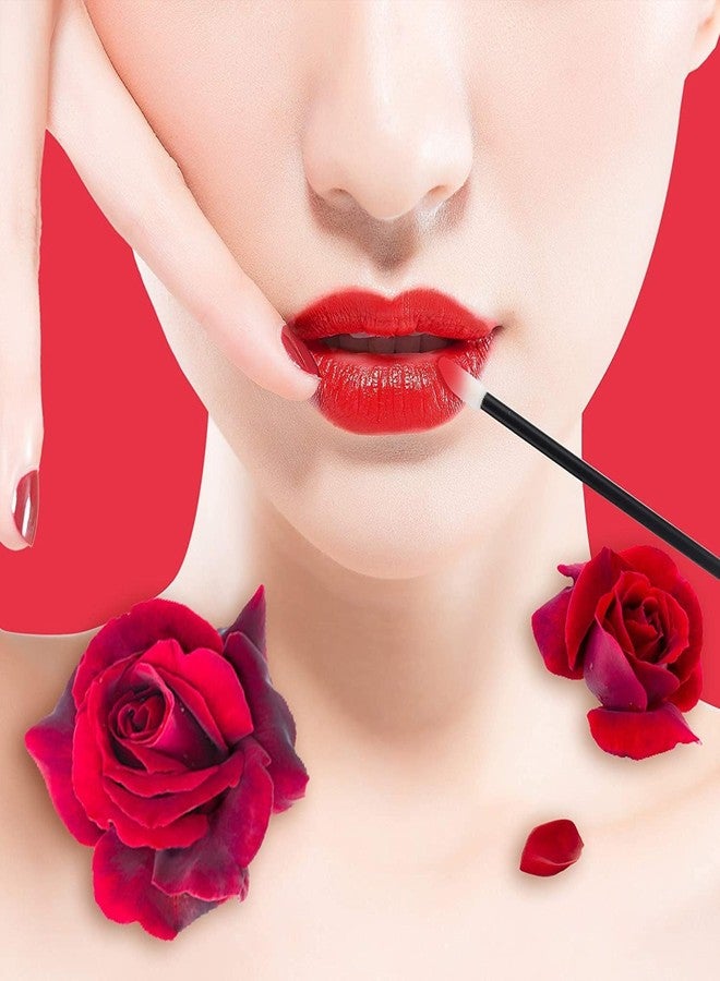 Mooerca 640PCS Disposable Lip Brushes Make Up Brush Lipstick Applicators Wands Makeup Applicators Brushes Lip gloss Applicators Tester Wands Tool Kits Makeup Beauty Tool Kits Black - Image 3