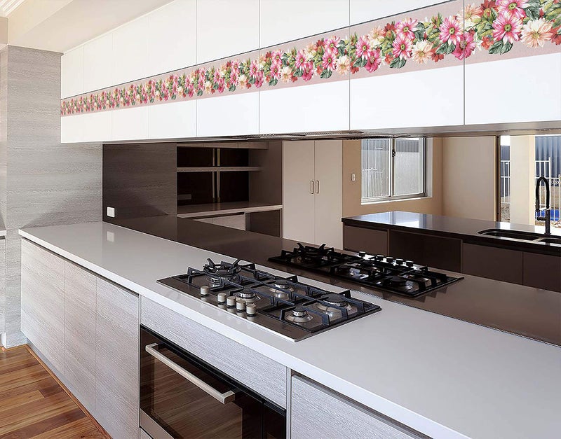 WallDesign Vinyl Pretty Daisies Flowers Decorative Wall Border - 5.25 Inch Width By 5 Ft Length - Image 3