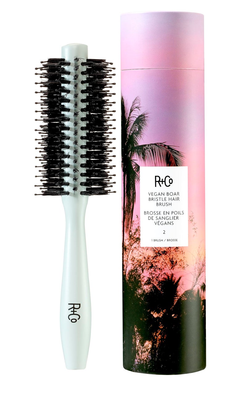 R+Co Vegan Boar Bristle Hair Brush #2 (42 mm) - Image 1