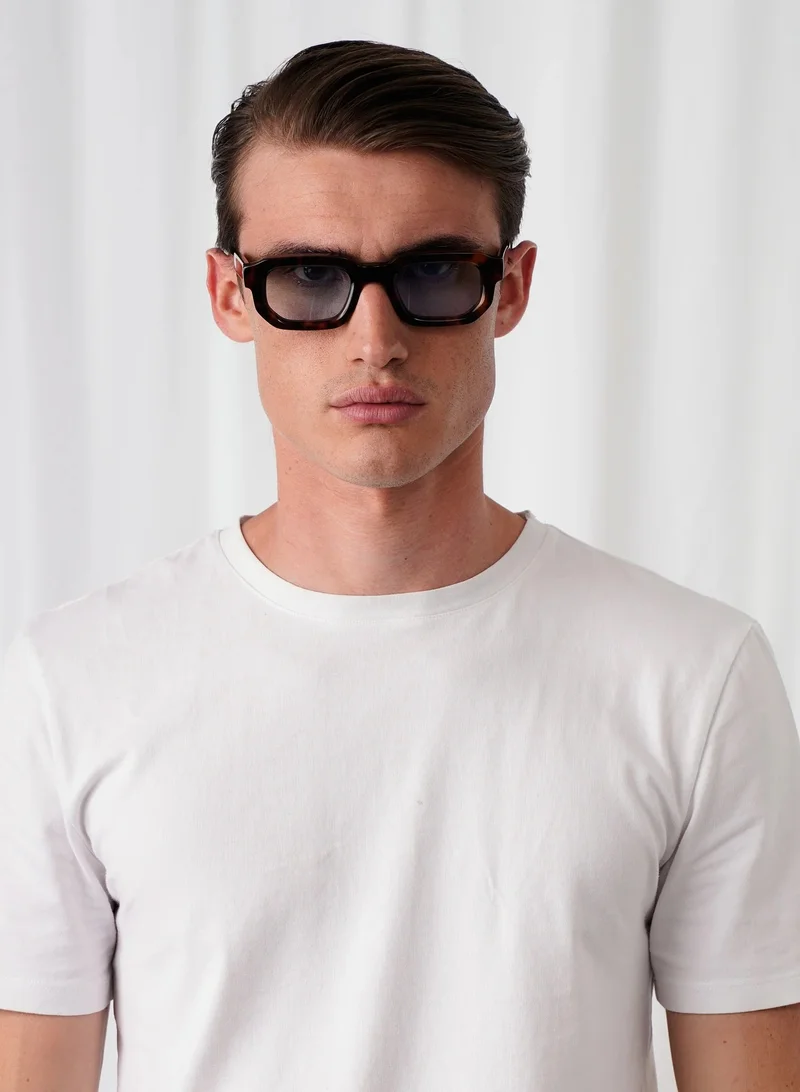 Explicit Poets Explicit Poets Unisex HARPER Tortoise - Blue Stylish Sunglasses, A7EP9