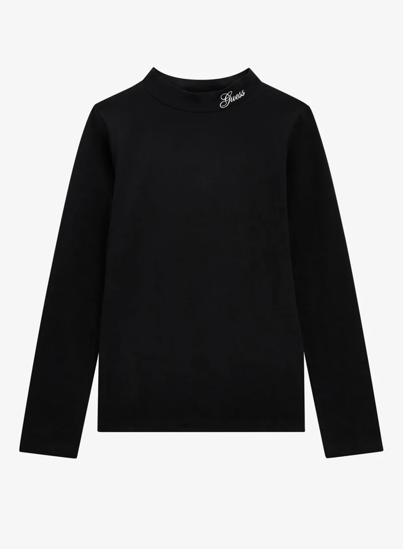 GUESS Kids Slogan Crew neck T-Shirt