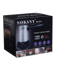 sokany SOKANY SK-214 500ml Stainless Steel Coffee Machine Greek Turkish Coffee Maker Portable Waterproof Electric Hot Boiled Pot Home (Assorted Colors)  - Image 1