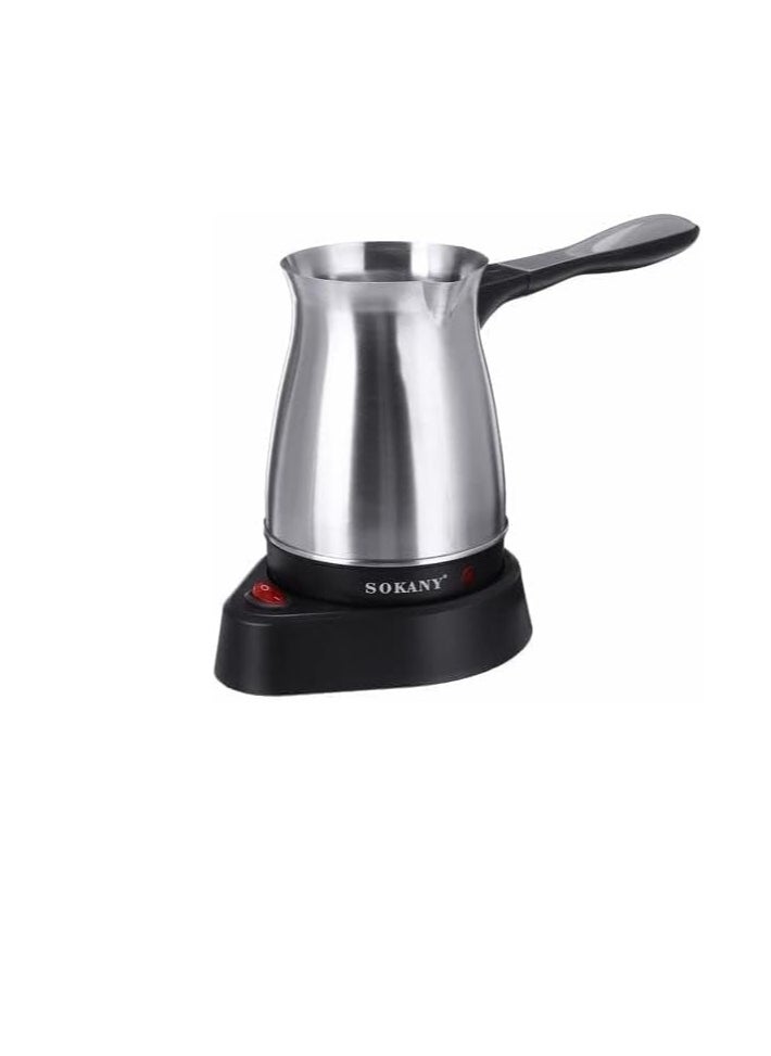 sokany SOKANY SK-214 500ml Stainless Steel Coffee Machine Greek Turkish Coffee Maker Portable Waterproof Electric Hot Boiled Pot Home (Assorted Colors)  - Image 3