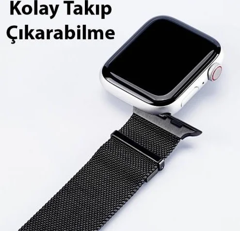 Polhammobile Polham Milano Loop Steel Ultra Light Band Strap For Apple Watch 38-40-41MM, Stainless Steel Strap