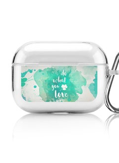 Stylizedd Classic Clear printed Case for Apple AirPods Pro 2nd Generation Thin Transparent Cover [Designed for Apple AirPods Pro 2nd Generation] - Do what you love  - Image 1