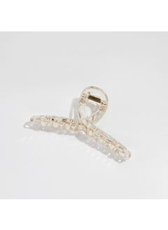 Large French Style Hair Clip Women Back Computer Spoon Hairpin Headwear Clip Acrylic Geometric Korean Style Grip Headdress Crossover