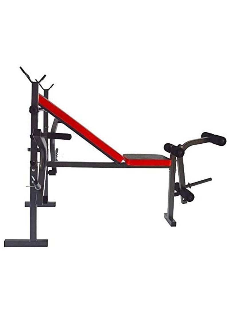 KUYING KUYING Home Gym Multi-Position Weight Bench Press with Leg Developer，Folding Standard Weight Bench Press Set for Workout  - Image 2