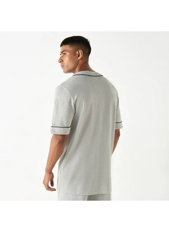 STARTER Starter Regular Fit Printed V-neck Shirt