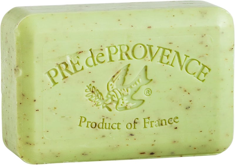 Pre de Provence Artisanal Soap Bar with Organic Shea Butter and Lime Zest - 8.8 Ounce - Image 1
