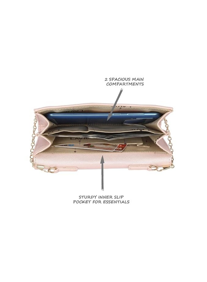 Lavie Women's Ava Foldover III Small Clutch Bag - Image 4