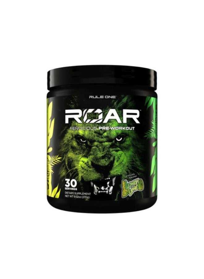 Rule 1 Proteins Rule 1 R1 Roar Pre-Workout Lemon Lime 30 Serve