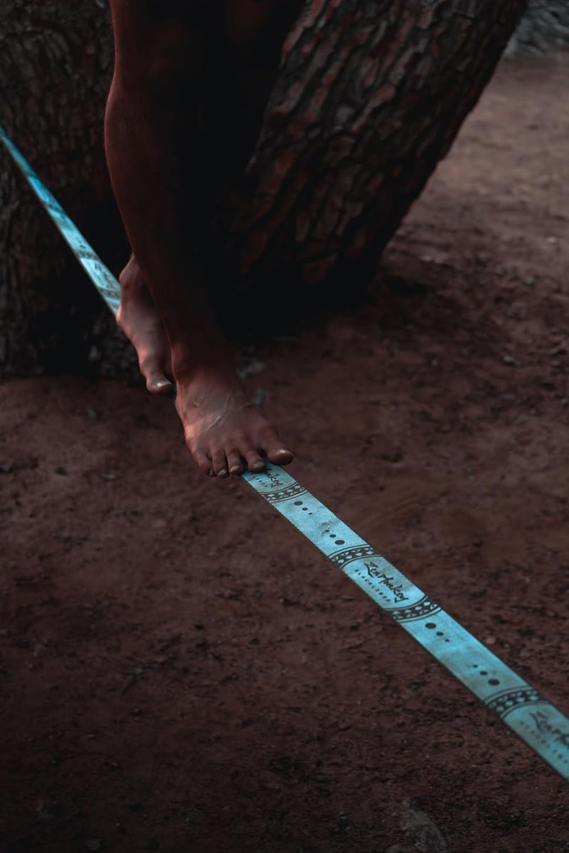 ZenMonkey Slacklines Kit with Tree Protectors, Cloth Carry Bag and Instructions, 60 Foot - Easy Setup for Family, Kids and Adults - Image 4