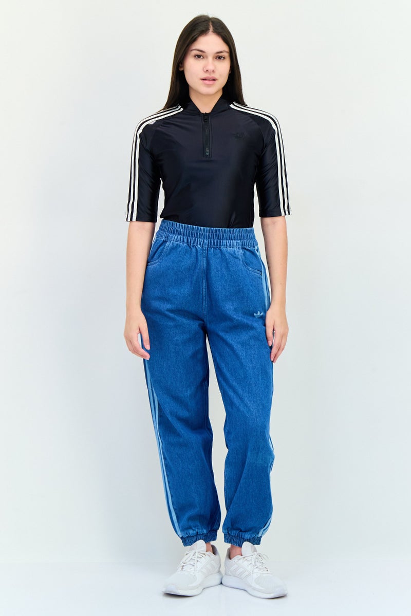 adidas Originals Women Sportswear Fit Short Sleeve Outdoor Bodysuit, Black  - Image 4