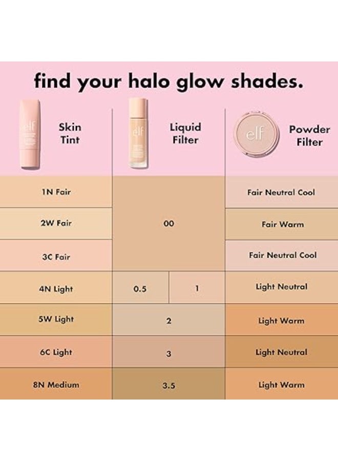 elf Halo Glow Liquid Filter, Complexion Booster For A Glowing, Soft-Focus Look, Infused With Hyaluronic Acid, Vegan & Cruelty-Free 00 Fair - Image 4