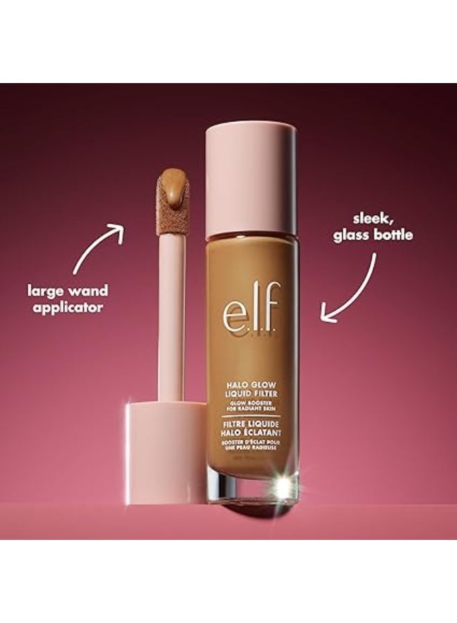 elf Halo Glow Liquid Filter, Complexion Booster For A Glowing, Soft-Focus Look, Infused With Hyaluronic Acid, Vegan & Cruelty-Free 00 Fair - Image 3