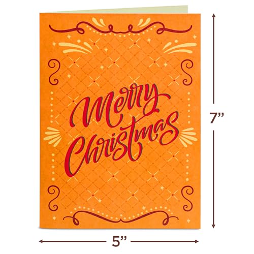 Paper Love Pop Up Christmas Card 3D Merry Christmas Gift for Christmas or Holidays 5 x 7 Cover Includes Envelope and Removable Note Tag - Image 3