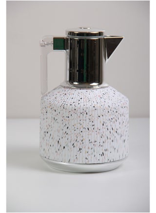 Dotted white/silver