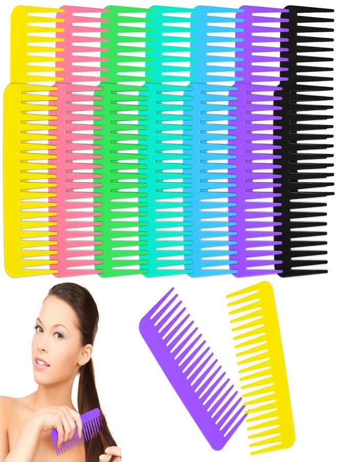 JOUTYFOR 70 Pcs Wide Tooth Detangling Comb for Curly and Long Hair - Styling Shampoo Tool for Dry/Wet Hair, No Handle, for Women, Men, and Kids - Image 1