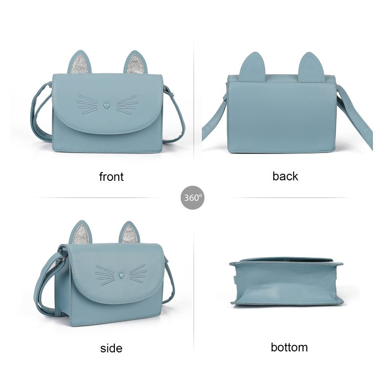 AFKOMST Cute Purses for Teen Girls Small Crossbody Purse and Handbags Cat Gifts for Kids  - Image 3