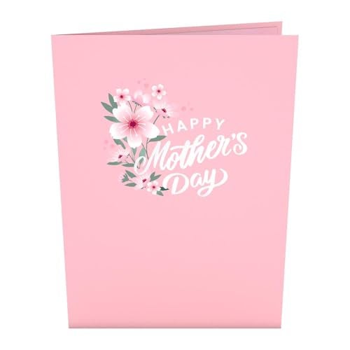 Lovepop Happy Mother's Day Cherry Blossom Pop-Up Card, 5 x 7”, Gift for Mom, 3D Flower Card for Mom or Daughter, Unique Greeting Card for Mom - Image 3